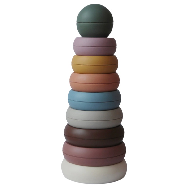 Stacking Rings Toy – Rustic