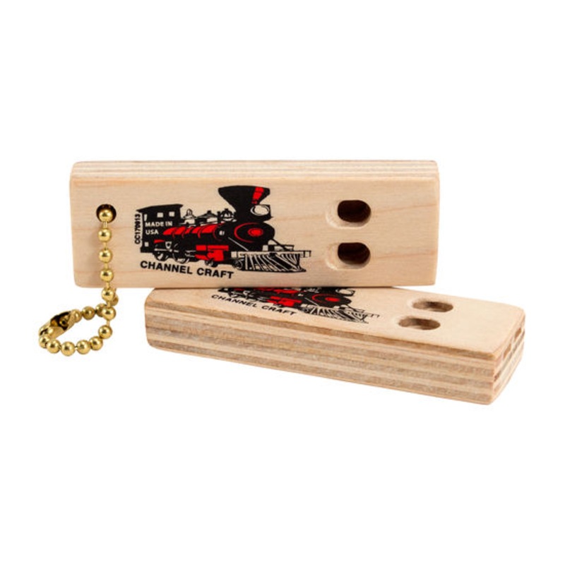 Wooden Mini Train Whistle USA