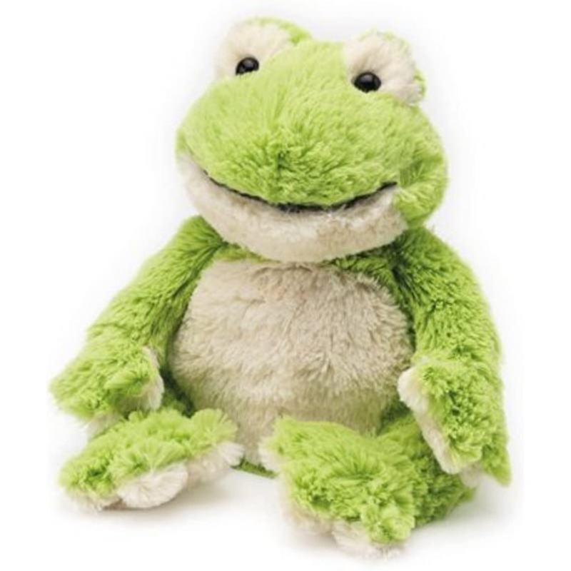 Frog Warmies – heats up in the microwave