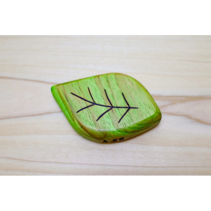 Wooden Green Leaf Toy