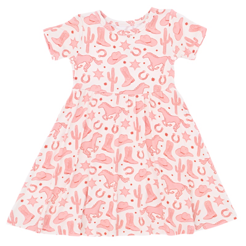 Bamboo Short Sleeve Dress – Dixie Cowgirl