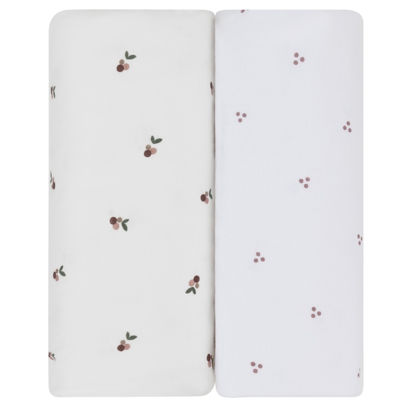 Waterproof Crib Sheet Set – Lavender Berry