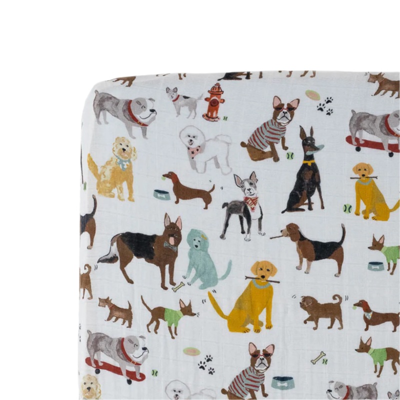 Cotton Muslin Crib Sheet – Woof