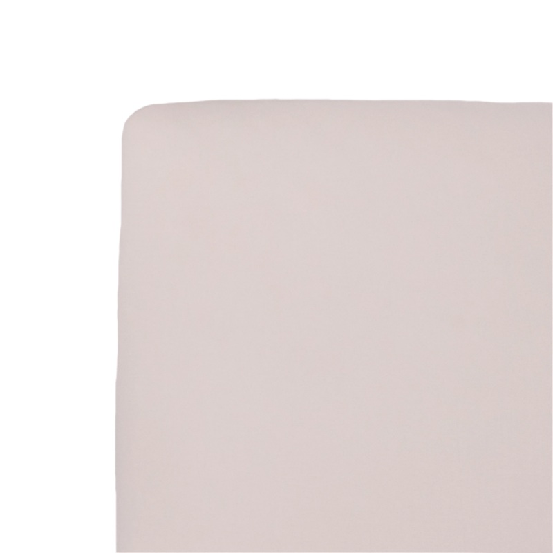 Stretch Knit Crib Sheet – Soft Blush