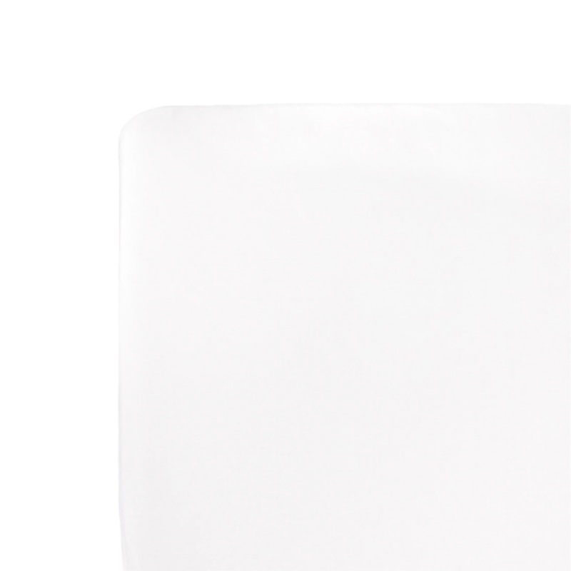 Stretch Knit Crib Sheet – White