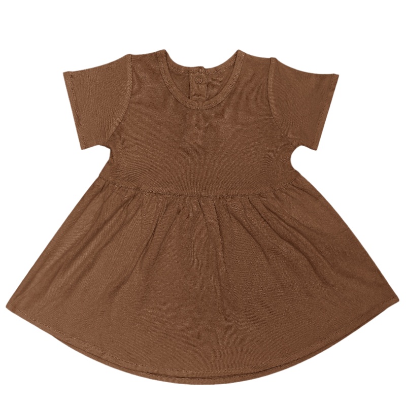 Bamboo Blend Dress – Caramel
