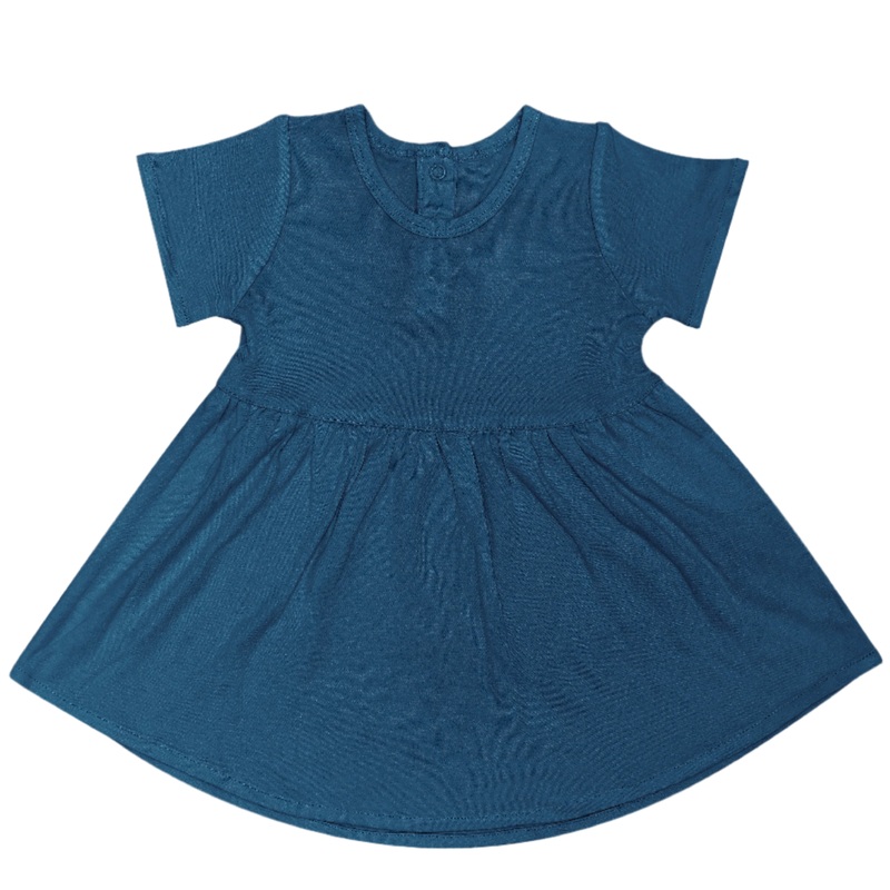 Bamboo Blend Dress – Marine