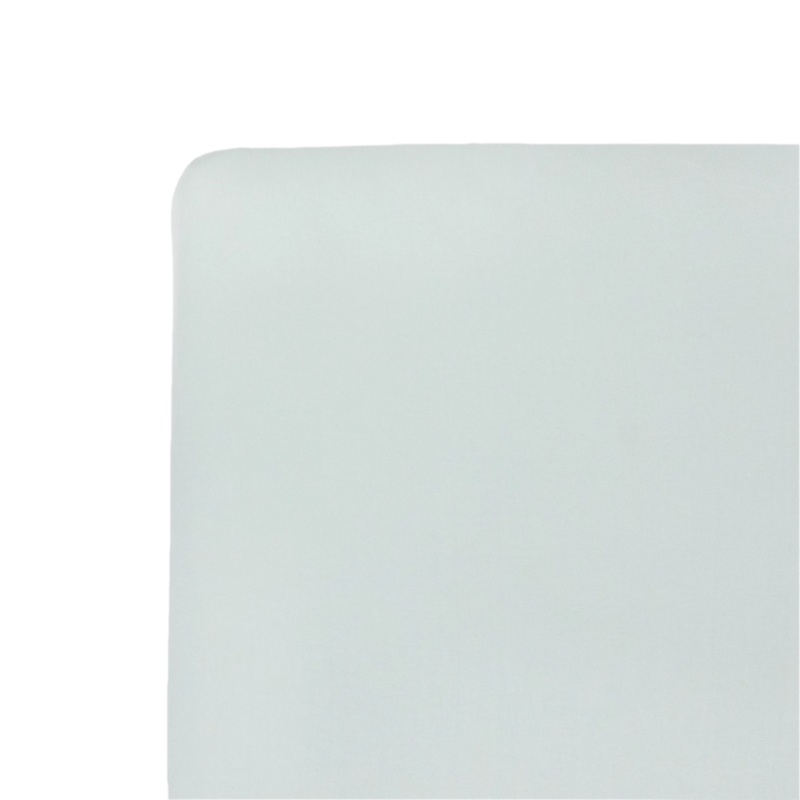 Stretch Knit Crib Sheet – Frost Green