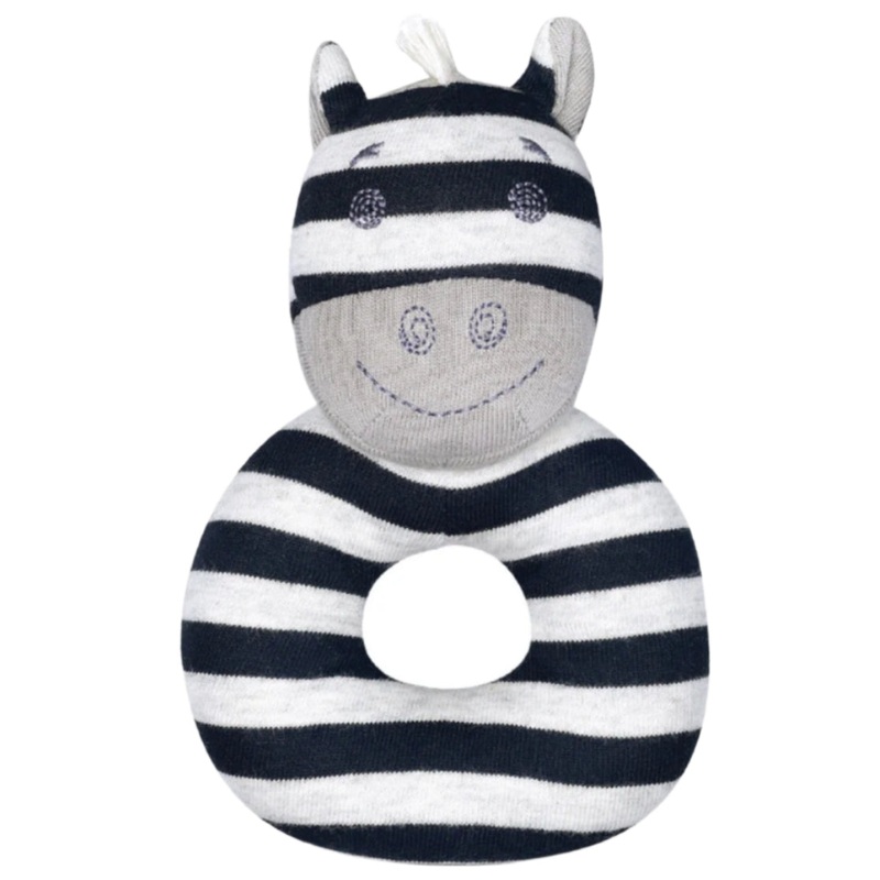 Ziggy Zebra – Teething Rattle