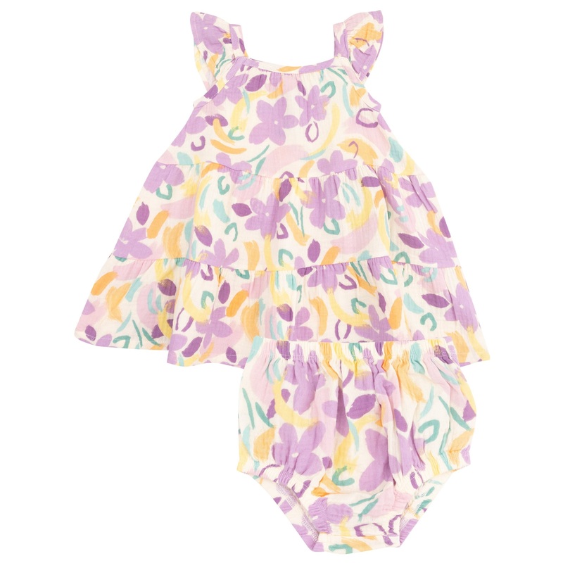 Twirly Sundress & Diaper Cover – Painty Daisy