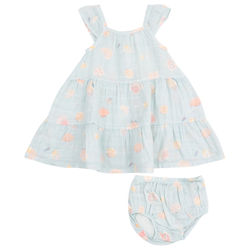 Twirly Sundress & Diaper Cover – Pretty Seashells