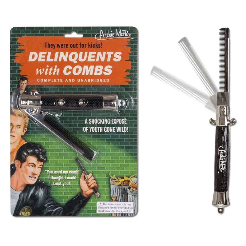 Delinquents with combs
