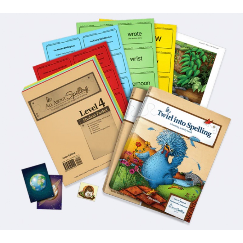 ALL ABOUT SPELLING LEVEL 4 KIT COLOR