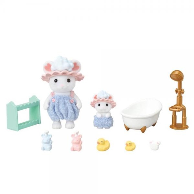 CALICO CRITTERS BATH TIME BUBBLE SIBLINGS