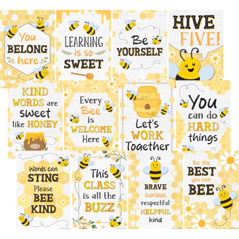 SMALL POSTER: BUZZING BEES