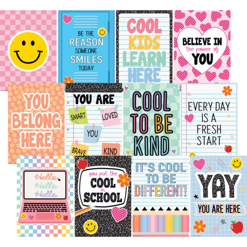 SMALL POSTER PACK: COOL FOR SCHOOL