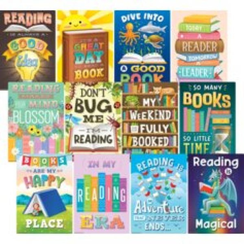 SMALL POSTER PACK: READING IS FUN