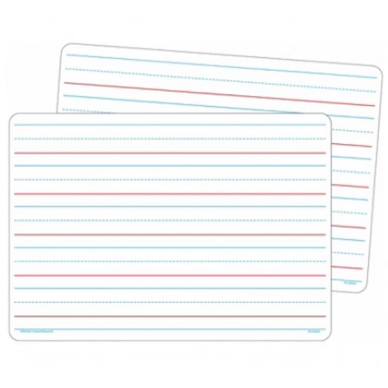 MAGNETIC DRY ERASE BOARD: DOUBLE-SIDED BLANK & WRITING PRACTICE
