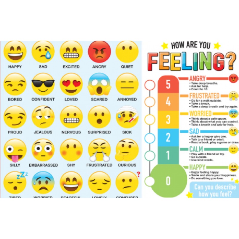 SMART POLY LEARNING MAT: EMOJI EMOTIONS