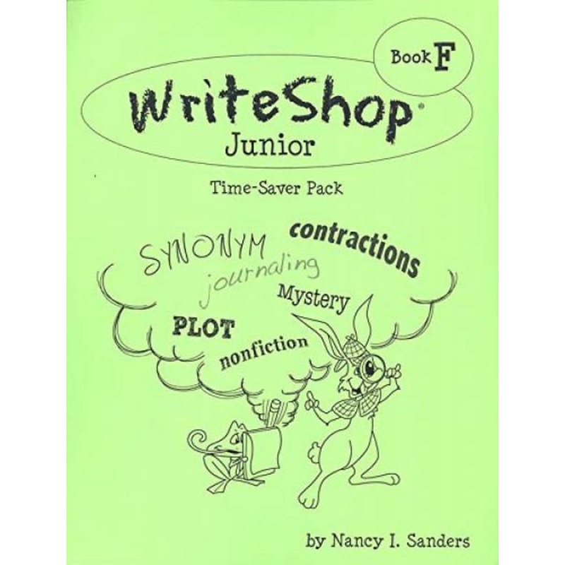 WRITESHOP JUNIOR BOOK F TIME-SAVER PACK