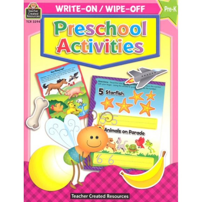 WRITE-ON/WIPE-OFF: PRESCHOOL ACTIVITIES GRADE PRE-K