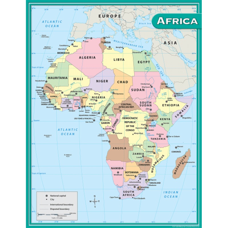 CHART: AFRICA MAP