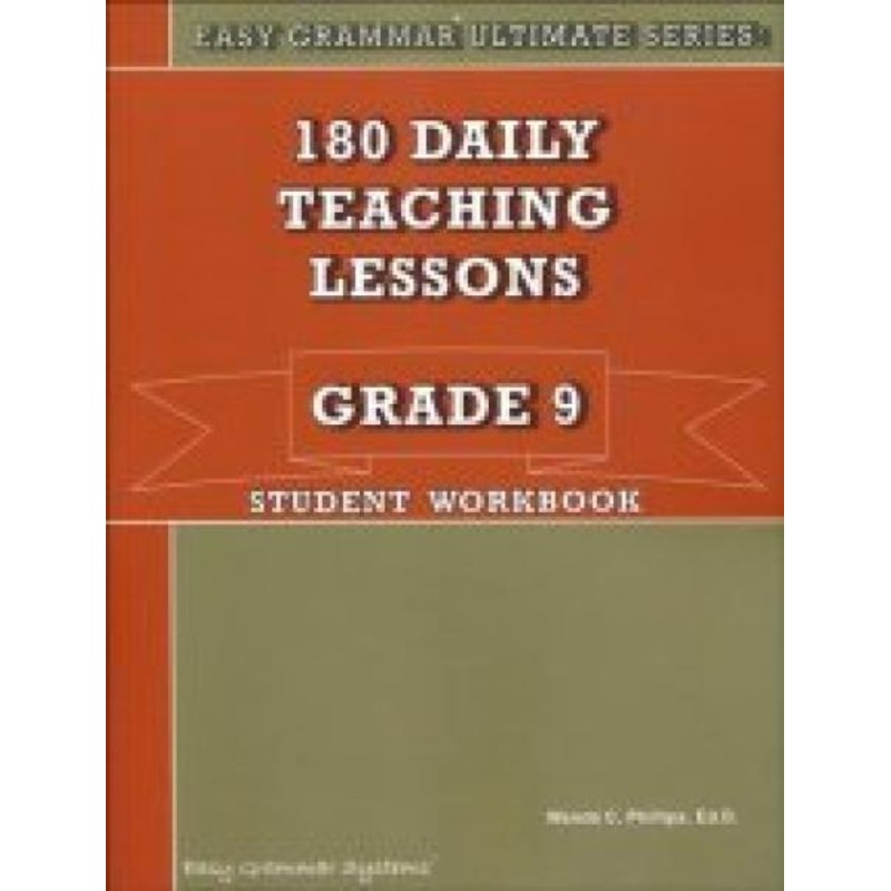 EASY GRAMMAR ULTIMATE SERIES: GRADE 9 WORKBOOK
