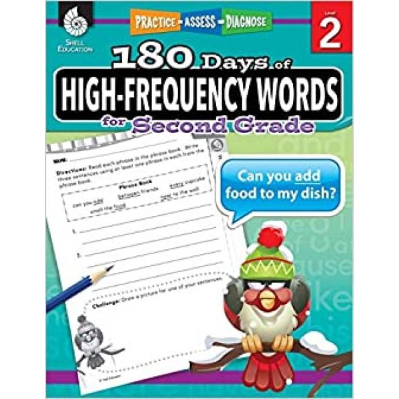 180 DAYS OF HIGH-FREQUENCY WORDS FOR SECOND GRADE