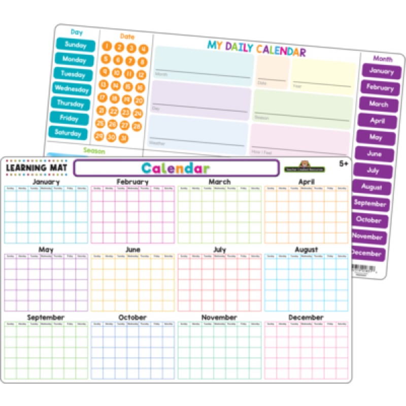 LEARNING MAT CALENDAR