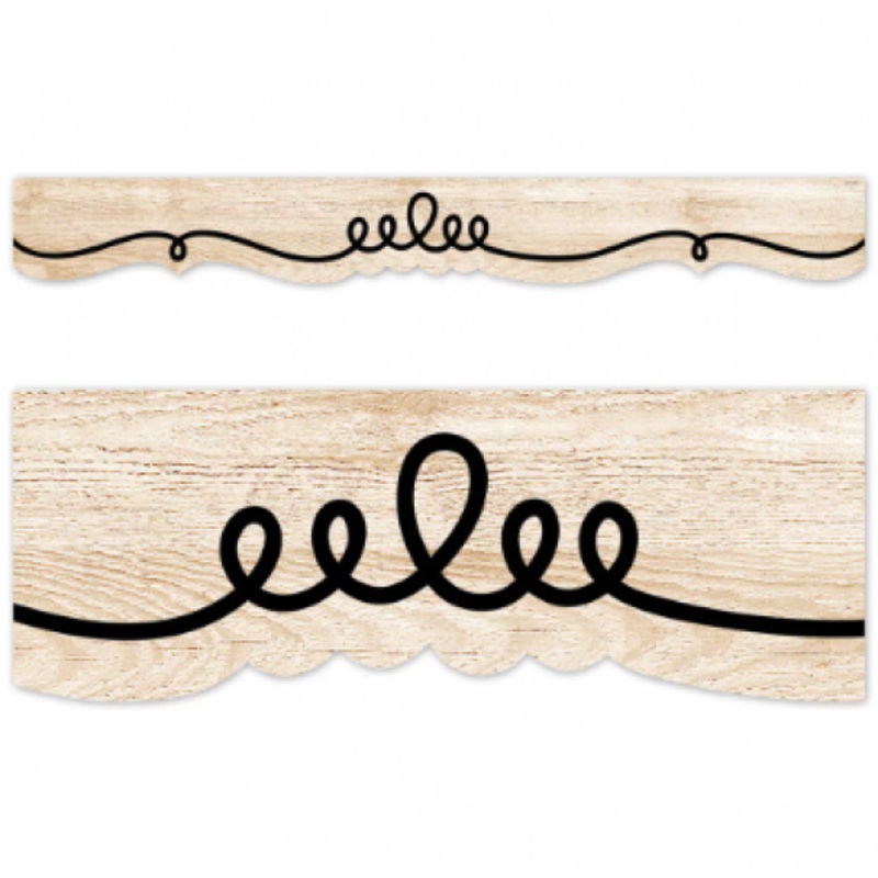 (SALE) BORDER: LOOP-DE-DOODLE ON WOOD