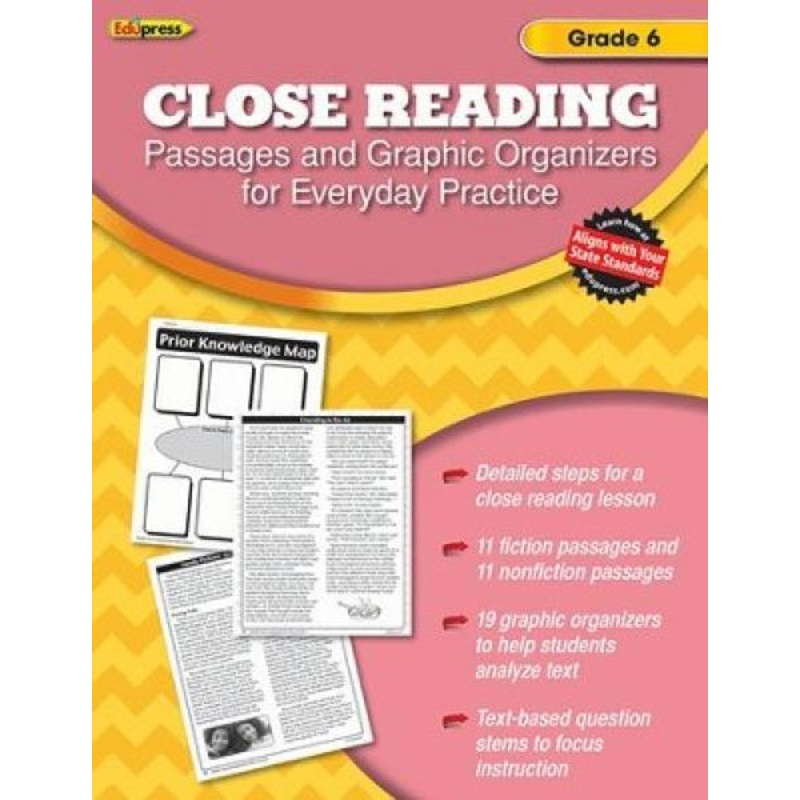 (SALE) CLOSE READING PASSAGES GRADE 6