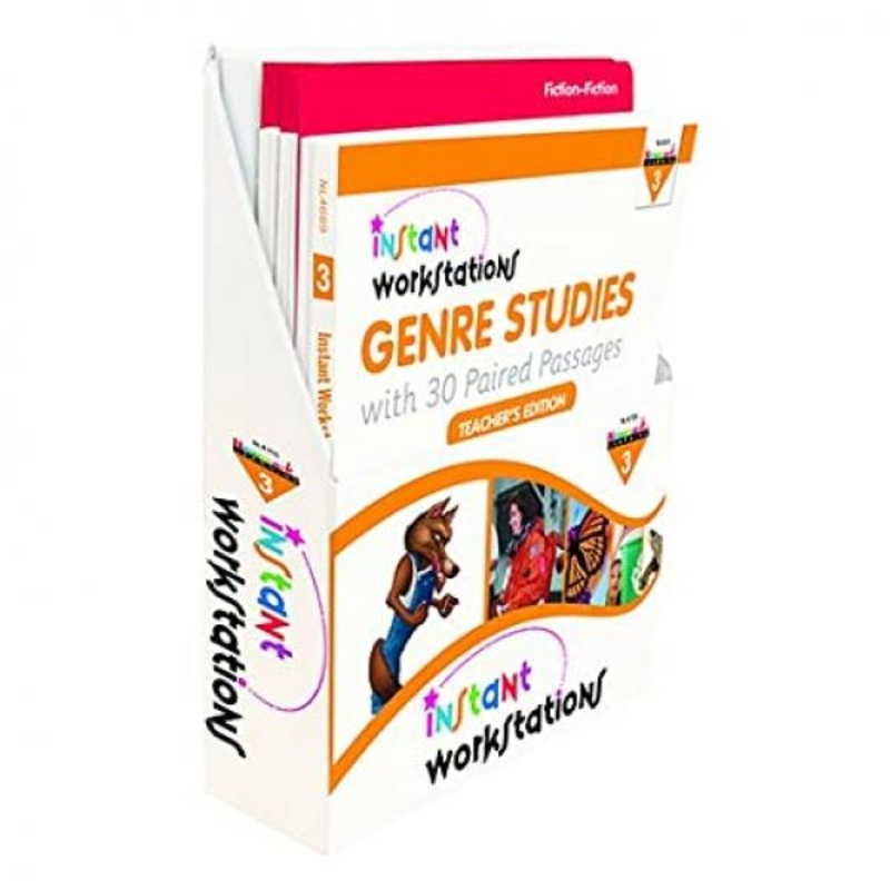 (SALE) INSTANT WORKSTATIONS: GENRE STUDIES WITH 30 PAIRED PASSAGES GRADE 3
