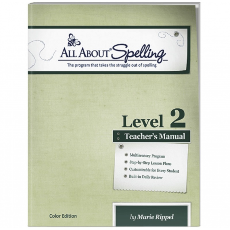 ALL ABOUT SPELLING LEVEL 2 TEACHER’S MANUAL COLOR