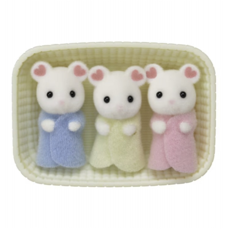 CALICO CRITTERS MARSHMALLOW MOUSE TRIPLETS