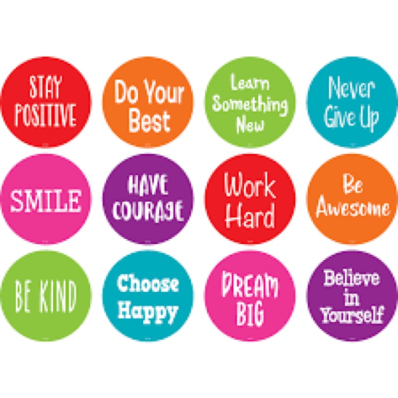 (D)SPOT ON CARPET MARKERS POSITIVE SAYINGS 4
