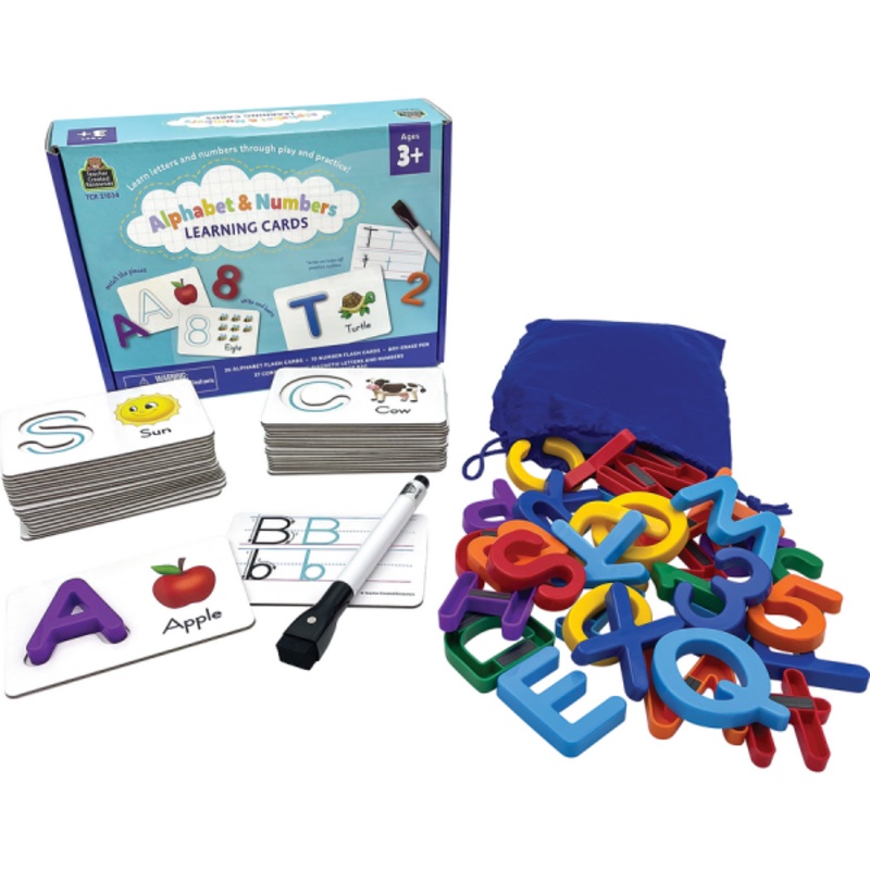 LEARNING CARDS: ALPHABET AND NUMBER