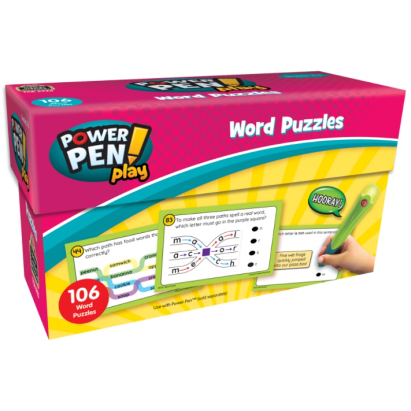 POWER PEN PLAY: WORD PUZZLES GRADES 2-3