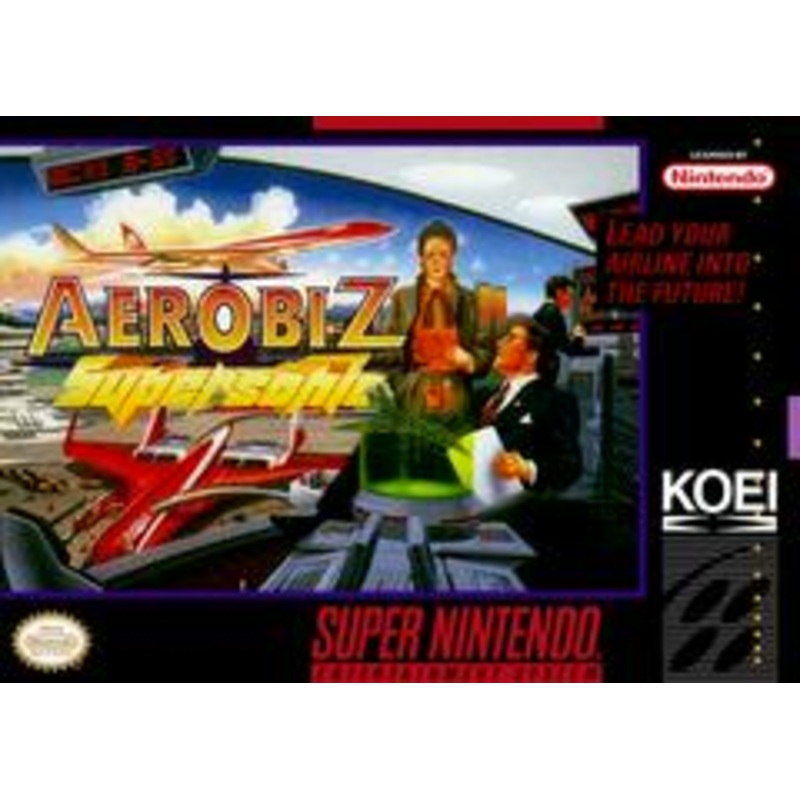 Aerobiz Supersonic – Super Nintendo – Used (Loose)