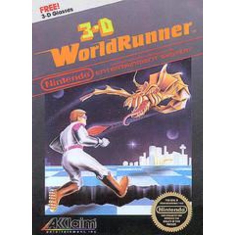 3D WorldRunner [5 Screw] – NES – Used (Fair Condition)