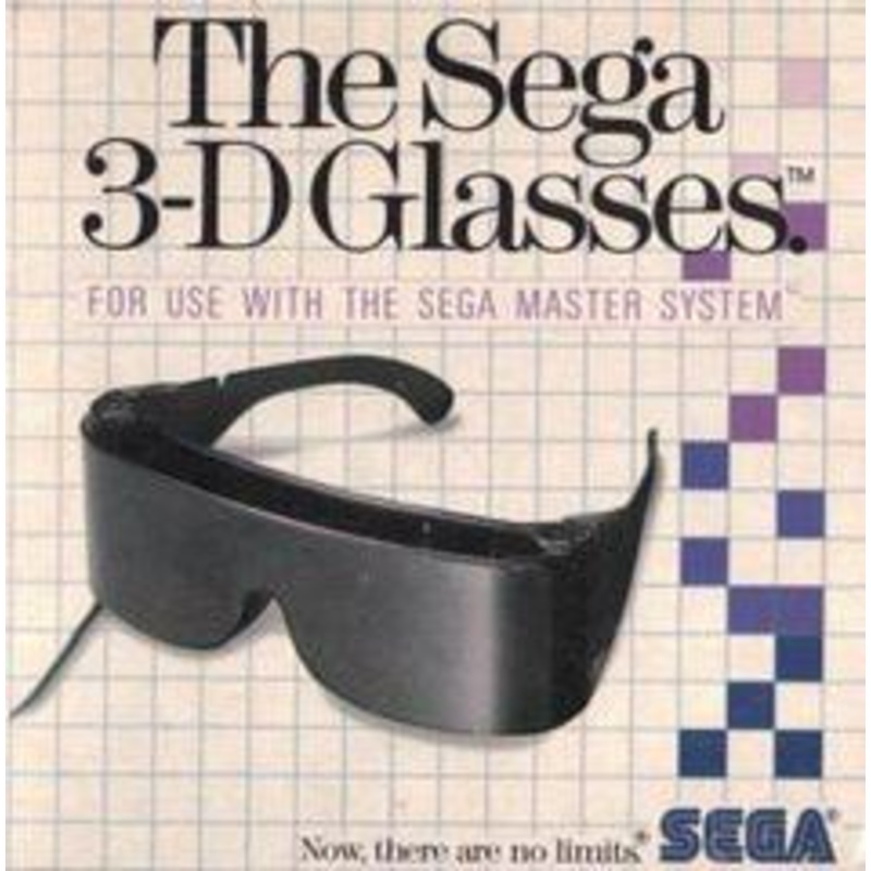 3D Glasses – Sega Master System – Used (Fair Condition)