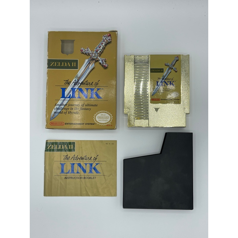 Zelda Adventures of Link for the Nintendo Entertainment System (NES) Game (Complete in Box)