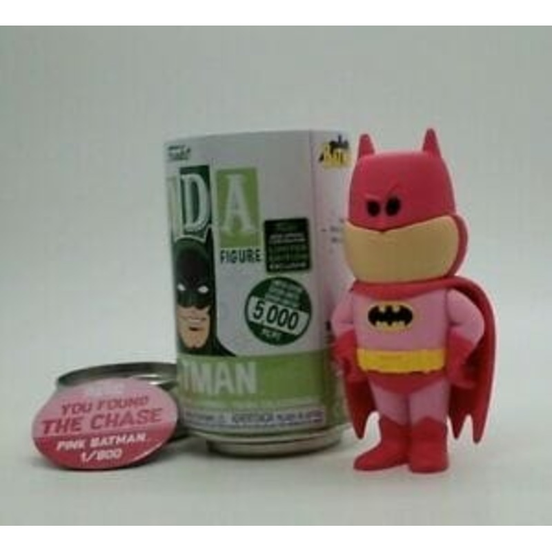 (Opened Can) Funko Vinyl Soda Batman (Pink) Chase ECCC Exclusive