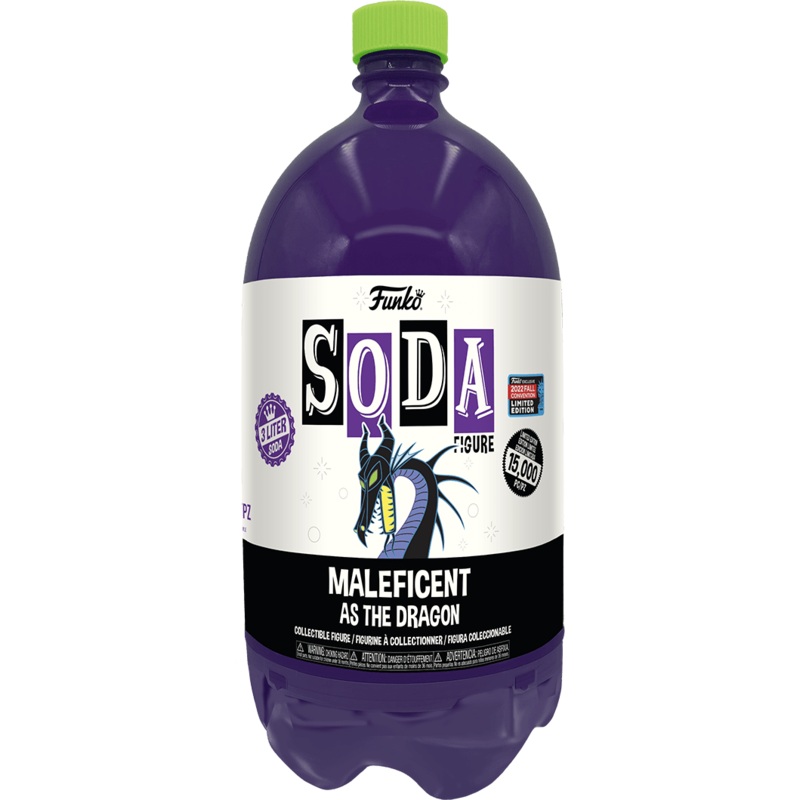 3 Liter Funko Vinyl Soda Disney Maleficent as the Dragon Fall Convention Exclusive with Possible Chase (15,000 Pcs)