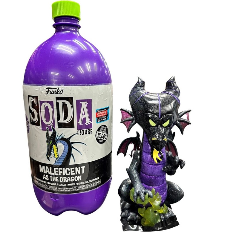 3 Liter Funko Vinyl Soda Disney Maleficent as the Dragon Guaranteed Chase Fall Convention Exclusive