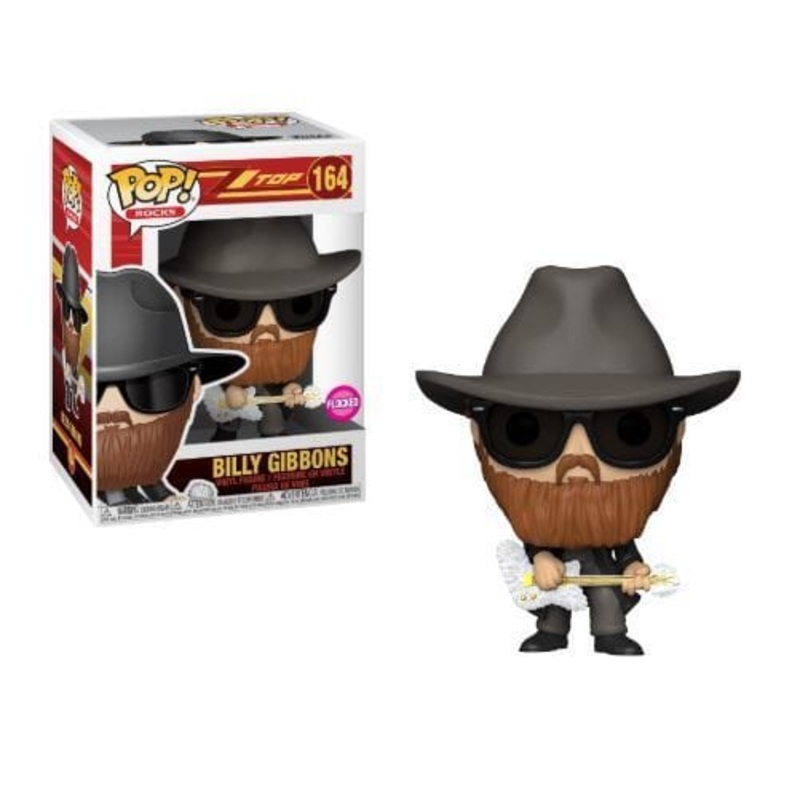 ZZ Top Billy Gibbons (Flocked) Funko Pop! Rocks #164