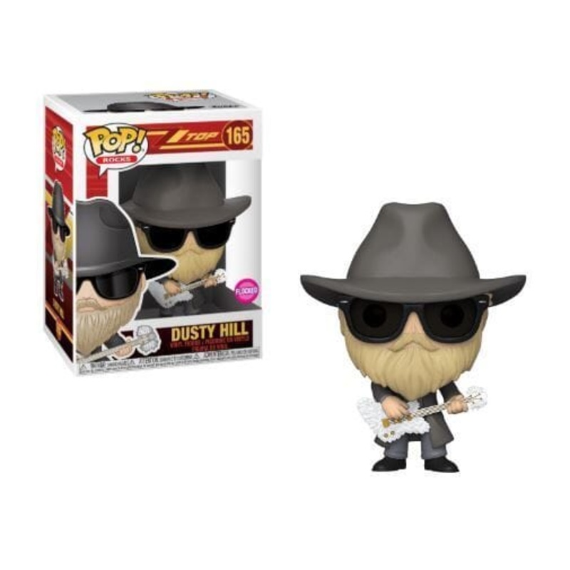 ZZ Top Dusty Hill (Flocked) Funko Pop! Rocks #165
